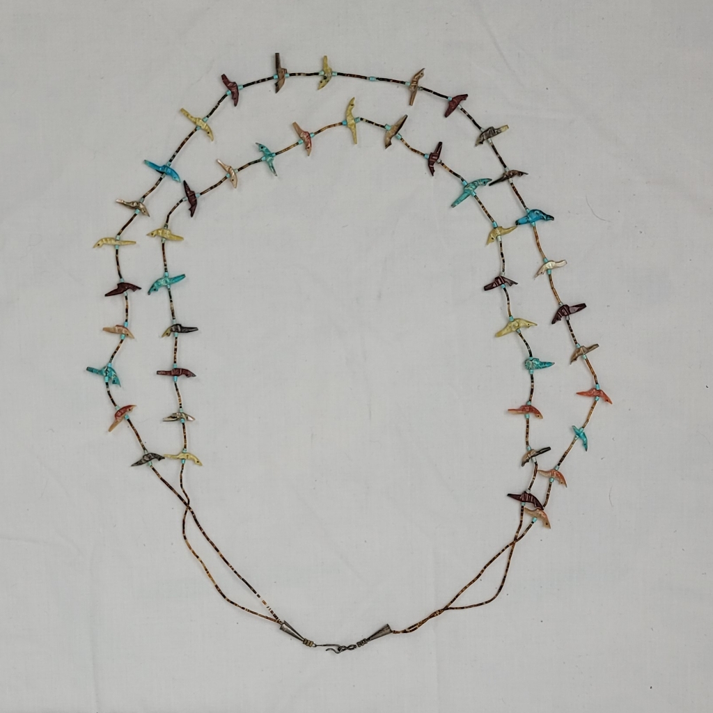 Vintage Tourquose Silver Necklace Indian Jewelry